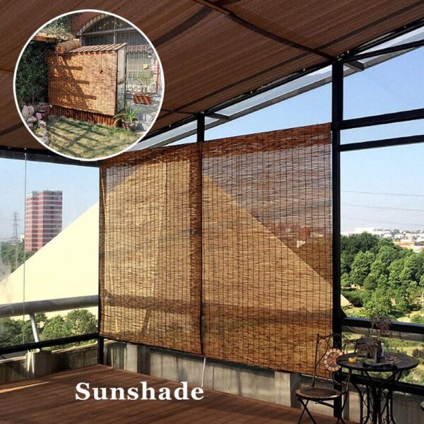 Bamboo Window Shades: Stylish Light Filtering Blinds for Indoor and Outdoor Spaces - Image 5