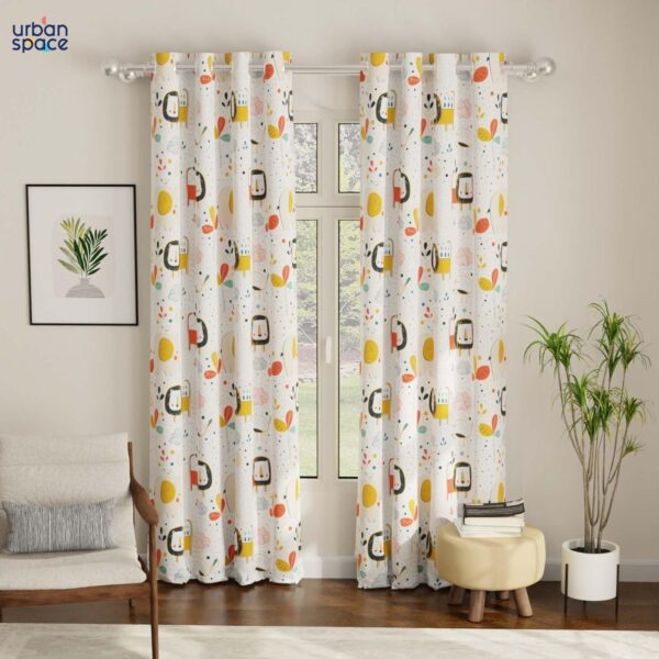 Urban Space Lion King Blackout Curtains for Bedroom Doors - 80% Darkening - Image 2