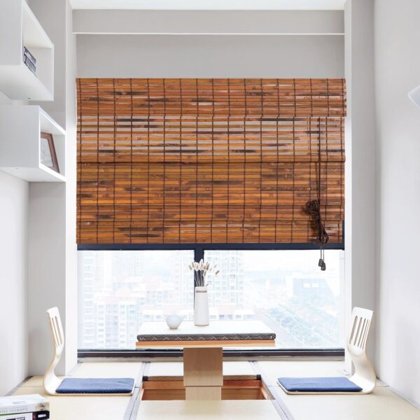 Bamboo Roman Window Blinds: Custom Light Filtering Shades for Any Room - Image 5