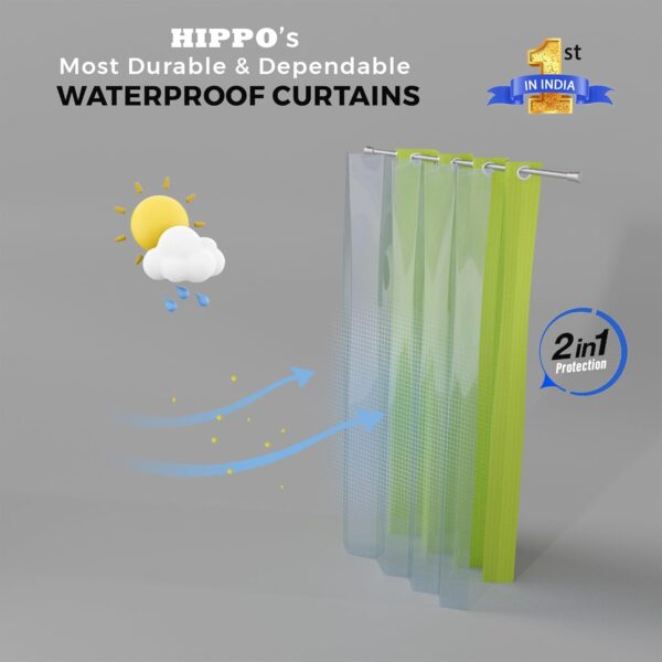 Waterproof Balcony Curtain: 10FT Sun & Rain Protection for Outdoor Spaces - Image 6