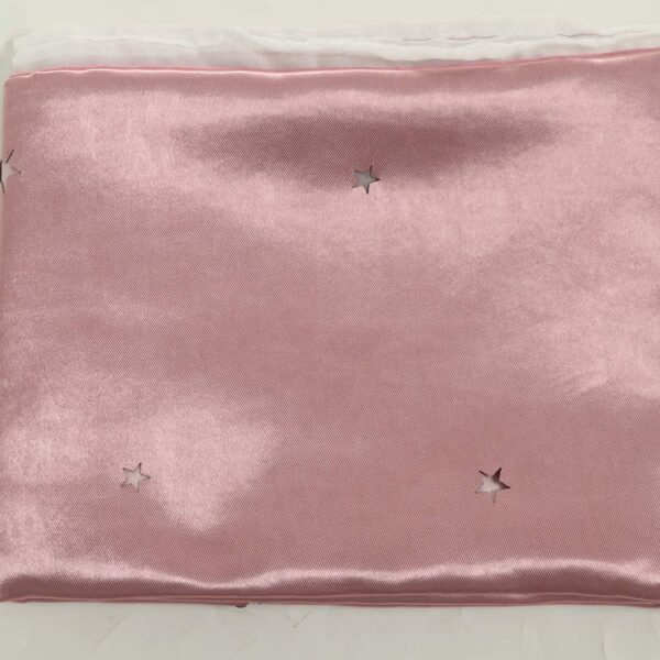 Starry Series Pink Curtains: Elegant Roman Shades for Your Bedroom Decor - Image 6