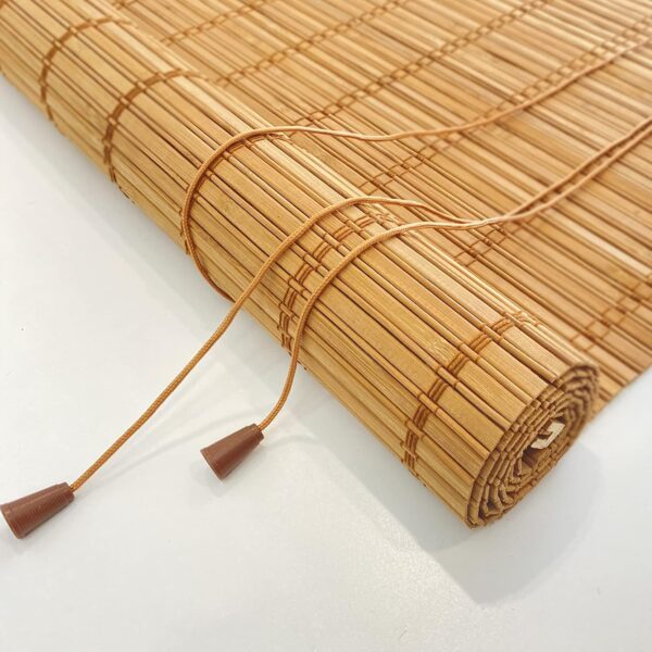 Bamboo Roman Blinds: Stylish Light Filtering Shades for Home and Office - Image 3