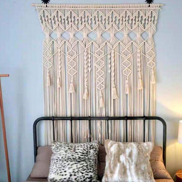 Handmade Boho Macrame Curtains for Windows and Doorways: KnottySoul Collection - Image 2