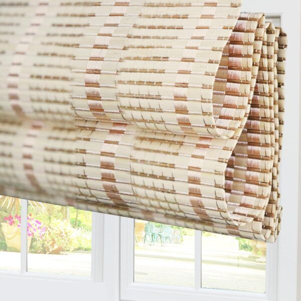 Bamboo Roman Window Shades: Light Filtering UV Protection for Stylish Spaces - Image 3