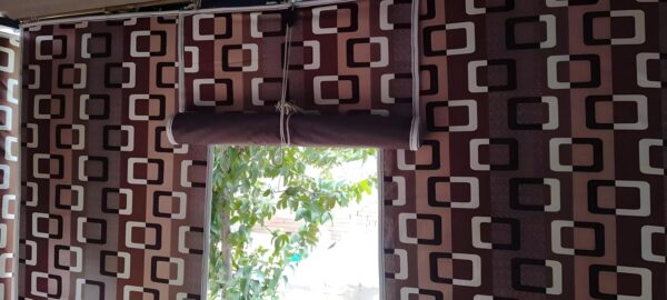 Dhori Bamboo Roll-up Blinds: Waterproof Window Shades for Home and Outdoors - Image 5