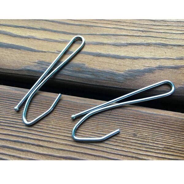 50 Pcs Stainless Steel Curtain Hooks for Easy Pinch Pleat Installation - Image 3