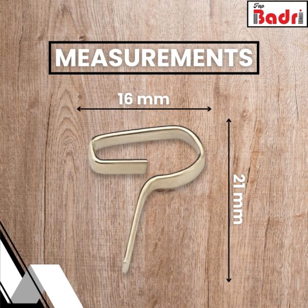 FAPBADRI Metal Hooks for Curtain Tracks: Durable, Stylish, and Easy to Use - Image 2