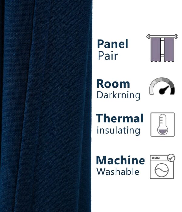 Noise Reducing Cotton Door Curtains for Stylish Room Darkening Solutions - Image 5