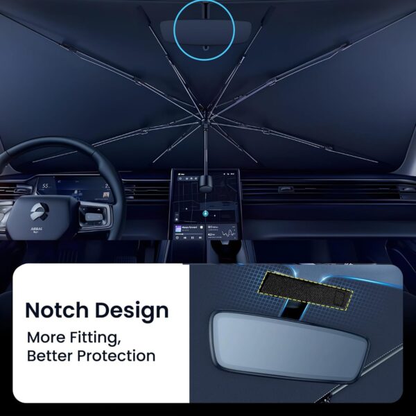 Ultimate Windshield Sun Shade for Cars: Heat Protection & Insulation Solution - Image 3