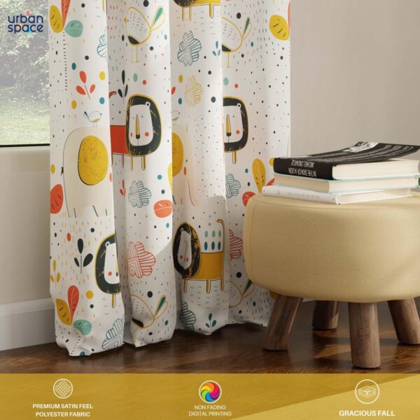 Urban Space Lion King Blackout Curtains for Bedroom Doors - 80% Darkening - Image 3