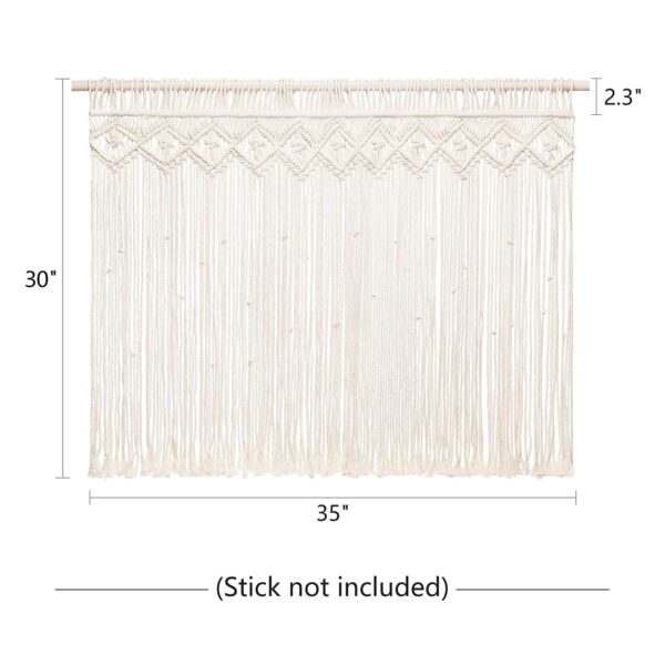 KnottySoul Macrame Valance: Boho Window Treatments for Every Room in Your Home - Image 5