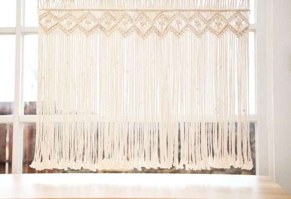 KnottySoul Macrame Valance: Boho Window Treatments for Every Room in Your Home - Image 4