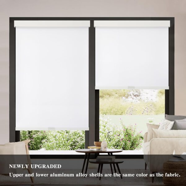 AOSKY Blackout Roller Shades: Cordless Blinds for UV Protection and Insulation - Image 2