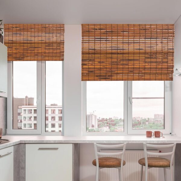 Bamboo Roman Window Blinds: Custom Light Filtering Shades for Any Room - Image 7