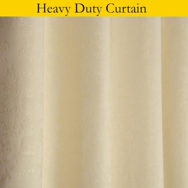 Blackout Curtains for Living Room and Bedroom | Thermal Insulated Cream Set - Image 8