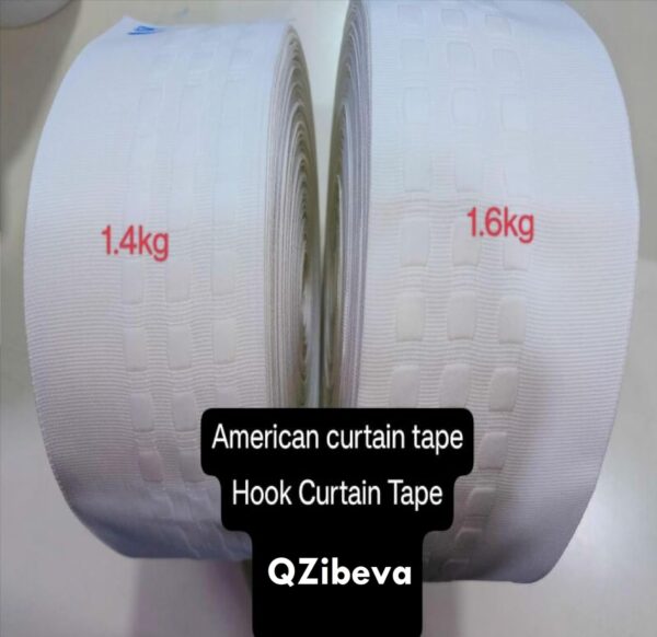 QZibeva White Tape for American Pleat Curtains - Durable 5 Meter Option - Image 3