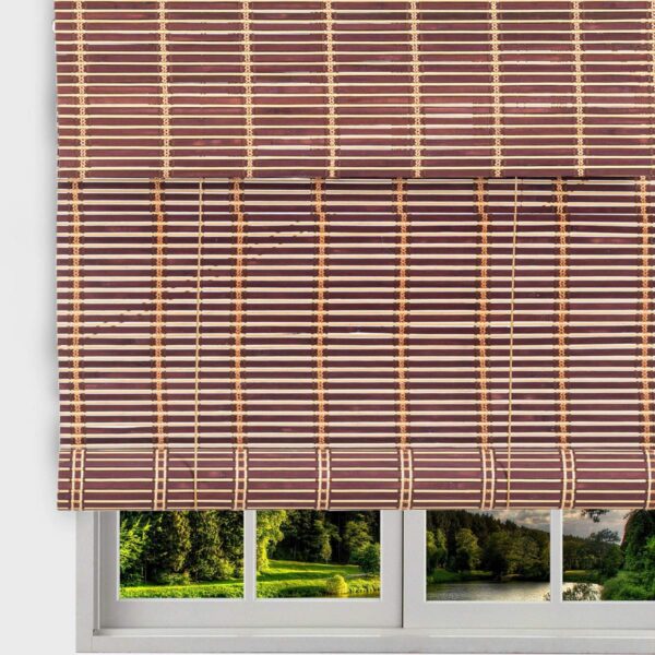 Bamboo Roll Up Window Blinds: Stylish Light Filtering Roller Shades - Image 5