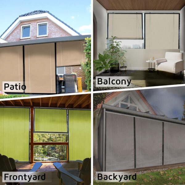 HIPPO Waterproof Chick Blind: Ultimate Rain and Sun Protection for Balconies - Image 7