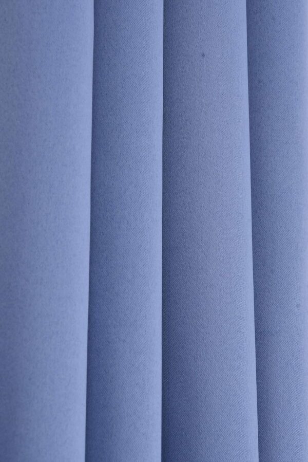 Premium Light Blue Blackout Curtains - Thermal Insulated, 100% Opaque Design - Image 3