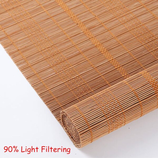 Bamboo Roll Up Shades for Modern Living: Natural Light Filtering Solutions - Image 2