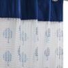 Navy Blue Polyester Door Curtain - 7 Feet with Stainless Steel Grommets - Image 2