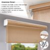 Outdoor Balcony Roller Blind: UV Protection & Light Filtering for Gardens - Image 3
