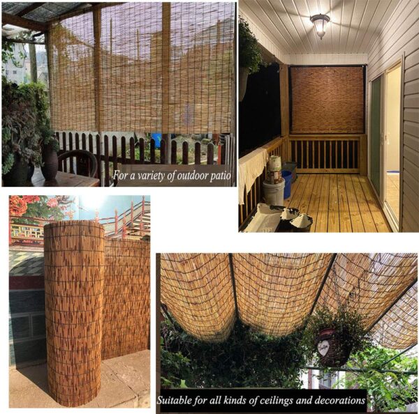 Bamboo Window Shades: Stylish Light Filtering Blinds for Indoor and Outdoor Spaces - Image 8