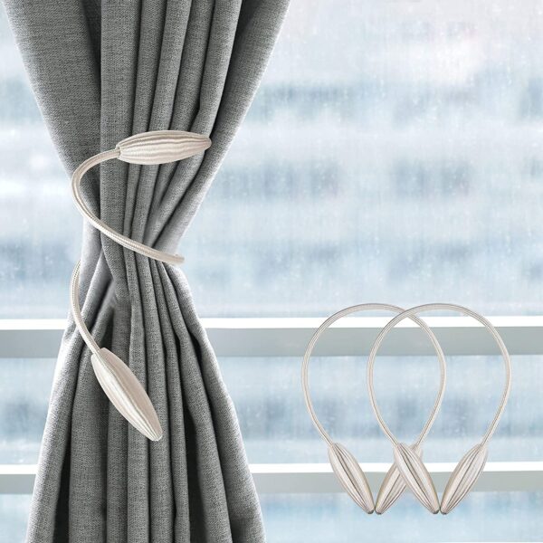 Stylish Home Cloud Curtain Holders: Unique Alloy Tiebacks for Elegant Drapes - Image 3