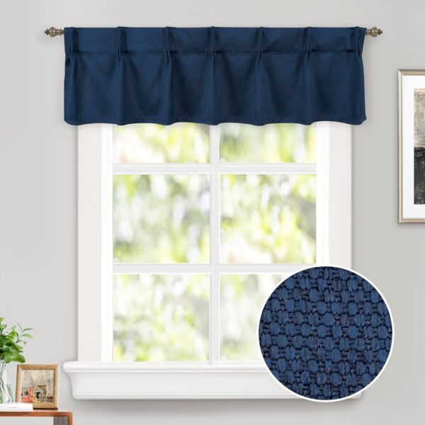 Stylish Blackout Valance for Kitchen and Living Room Window Treatments - Image 3