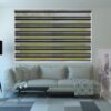 ZEBRA BLINDS Grey Polyresin Curtain Blinds 180x130 cm for Stylish Privacy - Image 2
