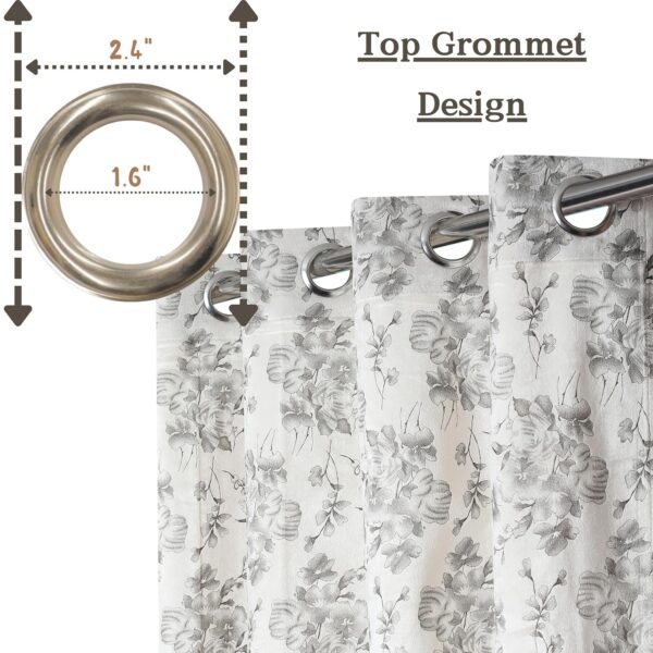 Elegant Velvet Door Curtains for Bedroom and Living Room - Set of 2 - Image 2