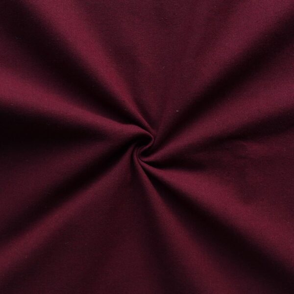 Elegant Maroon 100% Cotton Door Curtains - 7ft Length, Pack of 2 - Image 3