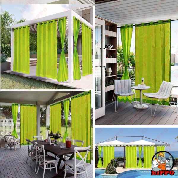 Waterproof Balcony Curtain: 10FT Sun & Rain Protection for Outdoor Spaces - Image 9