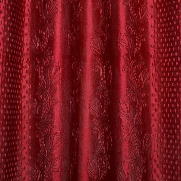 Premium STELLAGEM Floral Eyelet Curtains for Modern Living Rooms and Bedrooms - Image 2