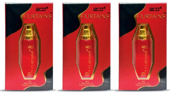 Aco Perfumes Alcohol-Free Attar Roll-On Set: Premium Fragrance Pack of 3