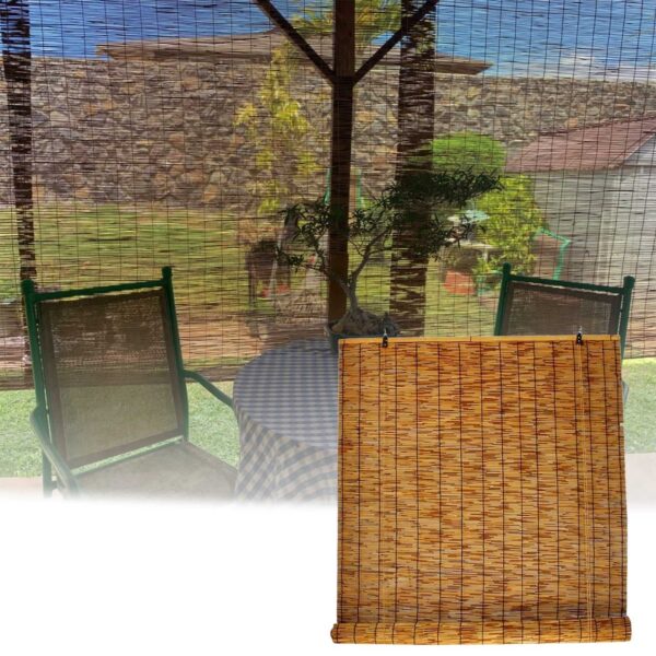 Bamboo Roller Shades: Natural Woven Blinds for Indoor and Outdoor Privacy