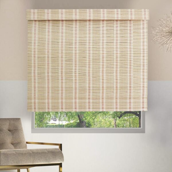 Bamboo Roman Window Shades: Light Filtering UV Protection for Stylish Spaces