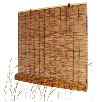 Bamboo Window Shades: Stylish Light Filtering Blinds for Indoor and Outdoor Spaces