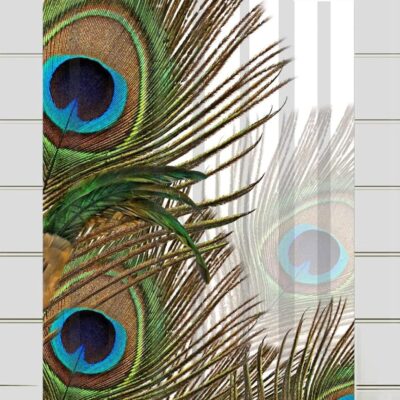 Beautiful 3D Floral Curtain for Home Mandir and Pooja Room Decor
