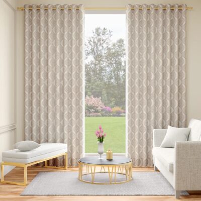 Elegant 7 Feet Wakefit Opaque Curtains for Modern Bedroom and Living Room