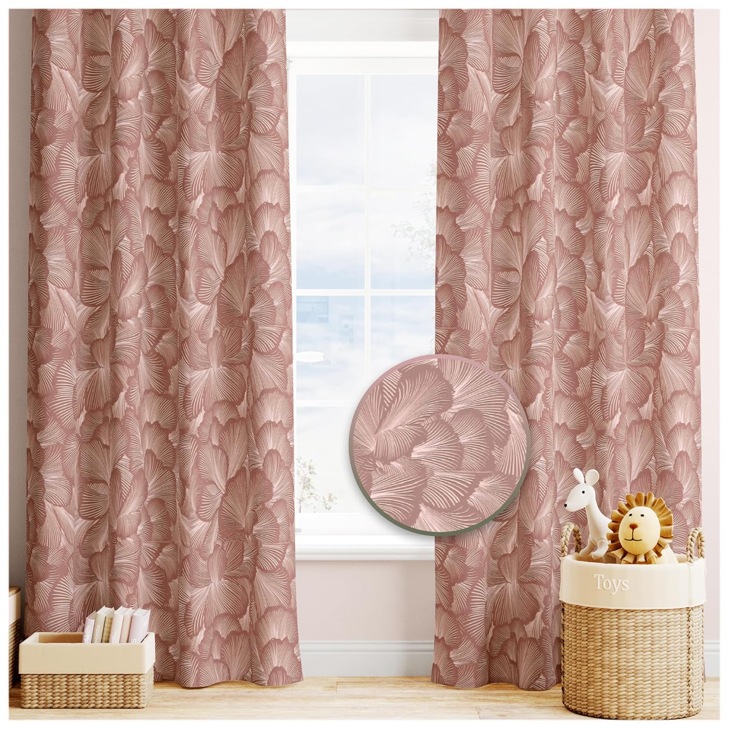 Elegant Blackout Curtains: Perfect 2-Piece Set for Bedrooms and Living Rooms