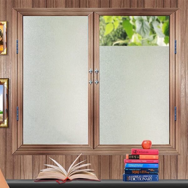 Frosted Window Film for Home: Stylish Self Static Cling Decor