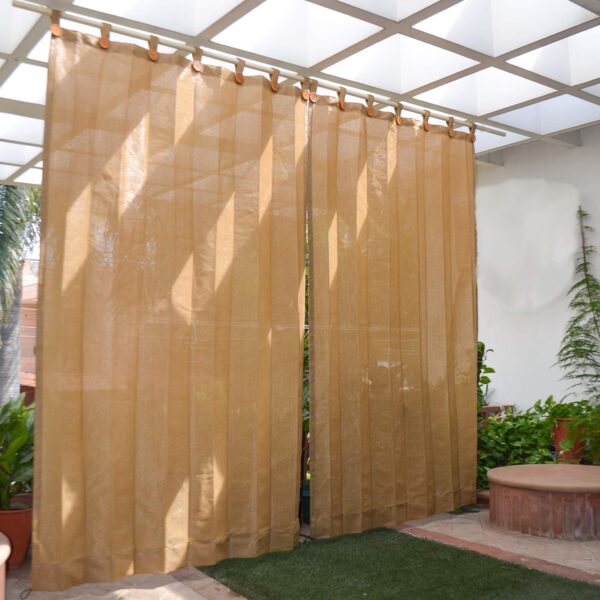 HIPPO 150 GSM Outdoor Curtains: Sun Blocking and UV Protection for Balconies