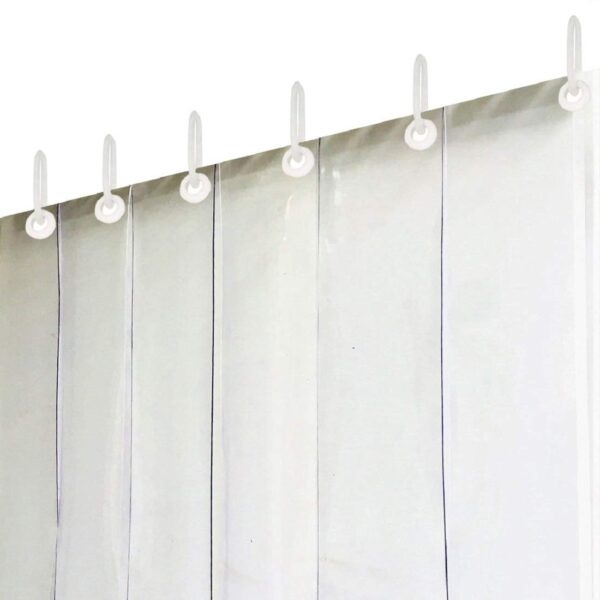 Kuber Industries PVC AC Curtain: Waterproof, Mold-Free, Eyelet Design, 7 Feet