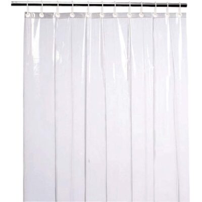 Kuber Industries PVC Transparent AC Door Curtain – 54×96 Inches, 8 Feet