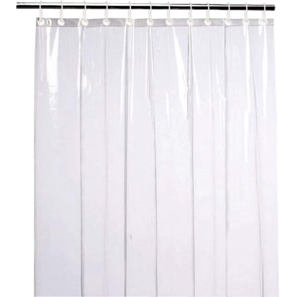 Kuber Industries PVC Transparent AC Door Curtain - 54x96 Inches, 8 Feet