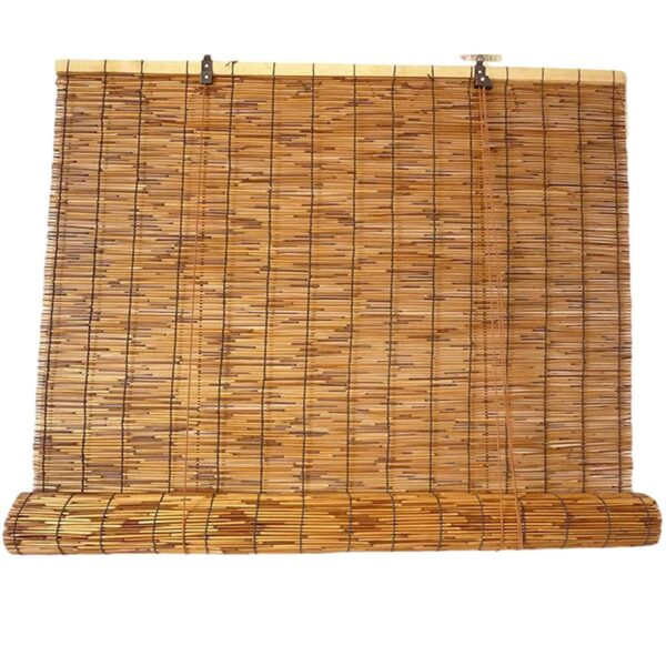 Natural Bamboo Roller Blinds for Stylish Indoor and Outdoor Window Decor