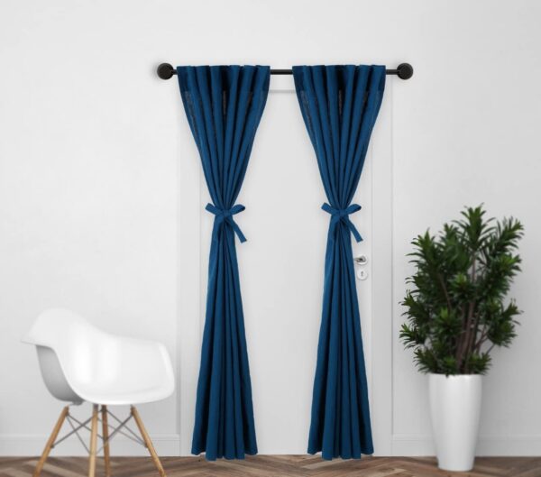 Noise Reducing Cotton Door Curtains for Stylish Room Darkening Solutions