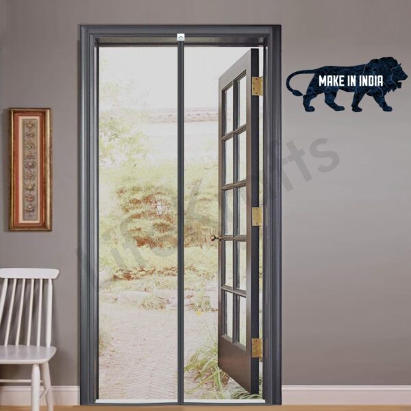 Polyester Magnetic Mosquito Net for Doors - Auto-Closing Insect Screen