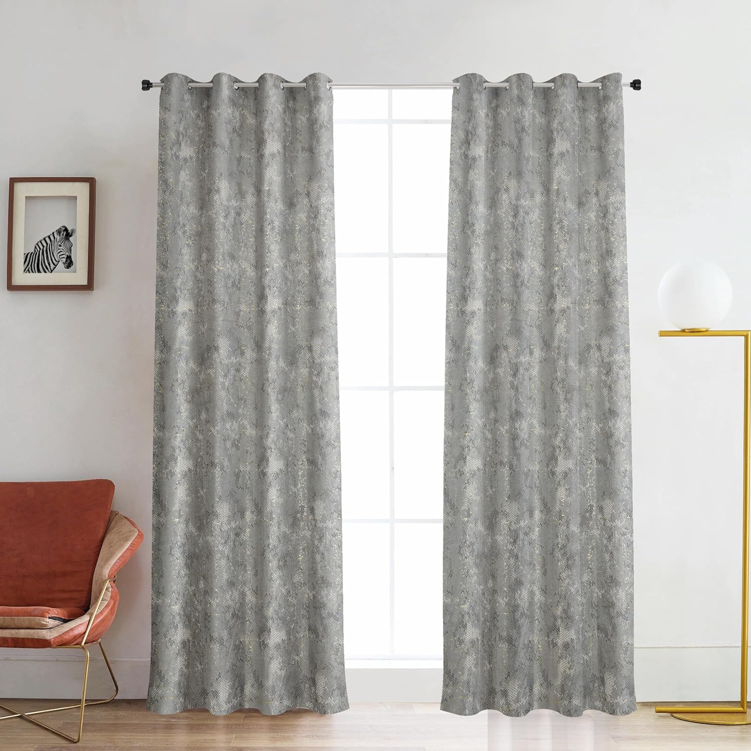 Transform Your Space with Premium Light Grey Velvet Darkening Curtains